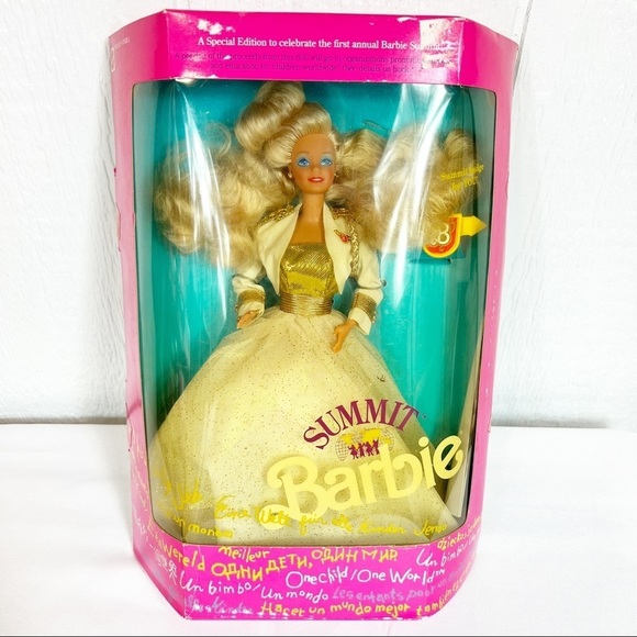 NEW Summit Barbie Doll Special Edition Vintage 1990 Barbie Doll